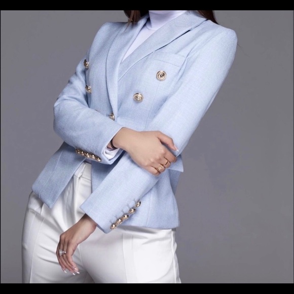 Blue Blazer - Gold Buttons - Picture 2 of 2